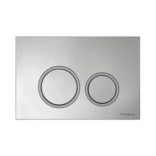 Комплект для установки подвесного унитаза с панелью смыва TECEspring R K401101WCR хром глянцевый контур клавиш хром матовый